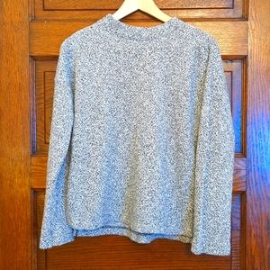 Madewell Mockneck Small Grey Heather Sweater